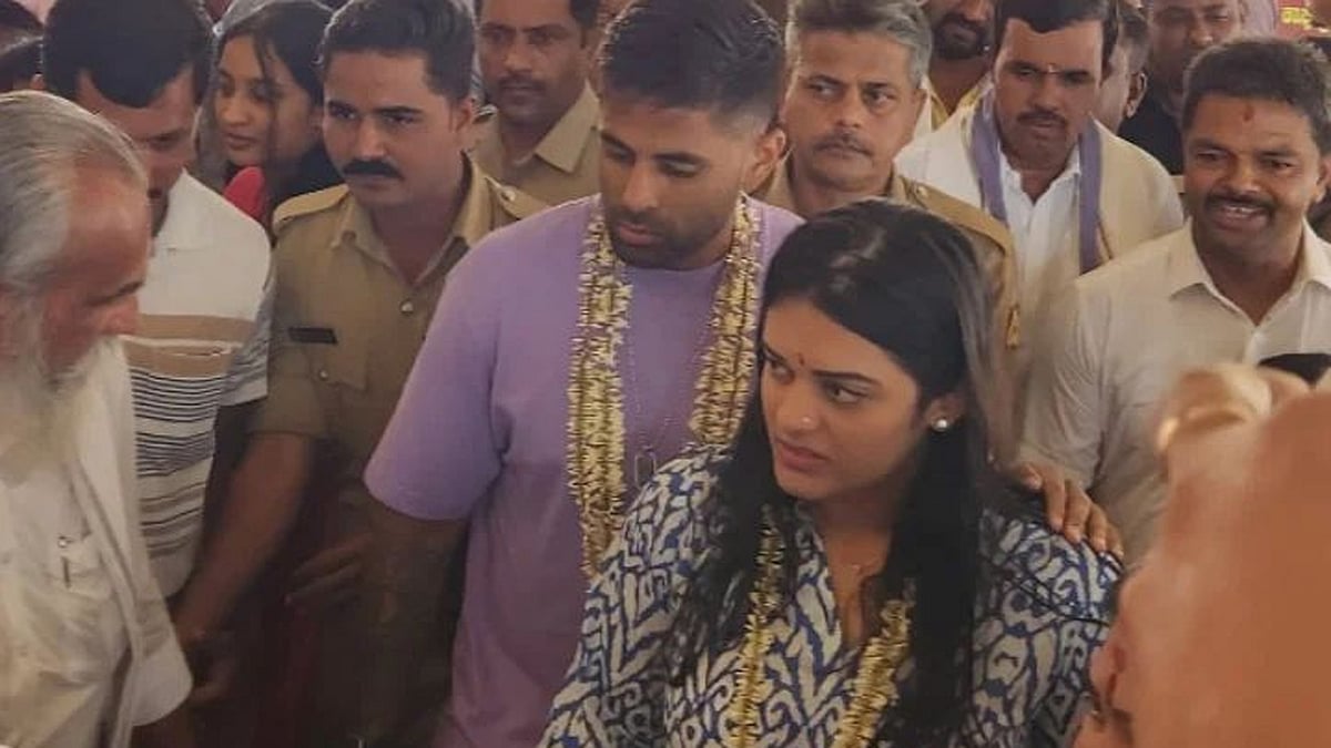 T20 ವಿಶ್ವಕಪ್ ಜಯದ ಬೆನ್ನಲ್ಲೇ ಉಡುಪಿ ದೇವಸ್ಥಾನಕ್ಕೆ ಭೇಟಿ, ಹರಕೆ ತೀರಿಸಿದ Suryakumar Yadav